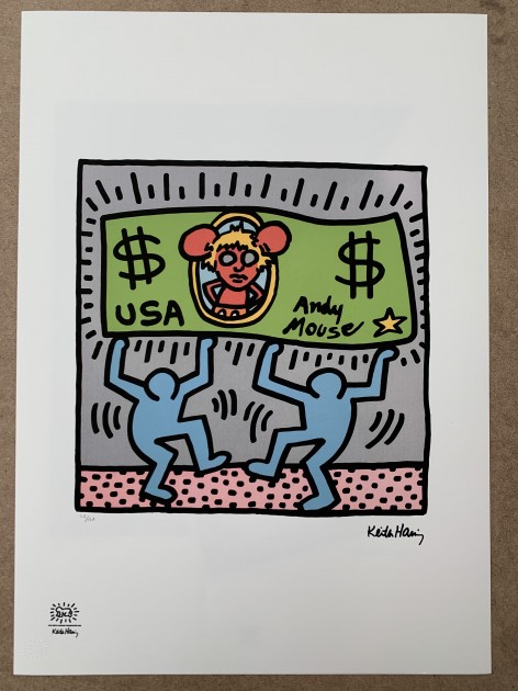Keith Haring Signed Offset Lithograph