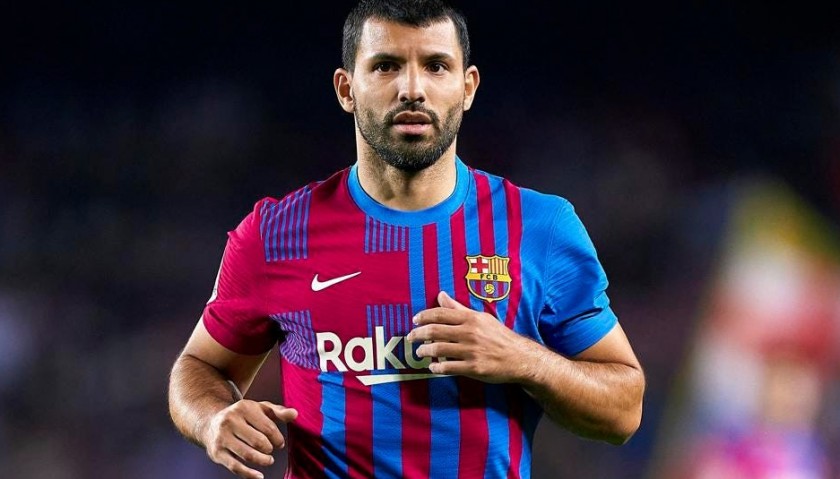 Sergio Aguero's FC Barcelona 2021/22 Signed Shirt