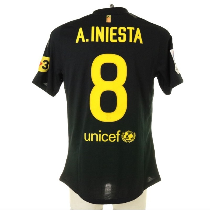 Iniesta's Barcelona Match Shirt, 2011/12