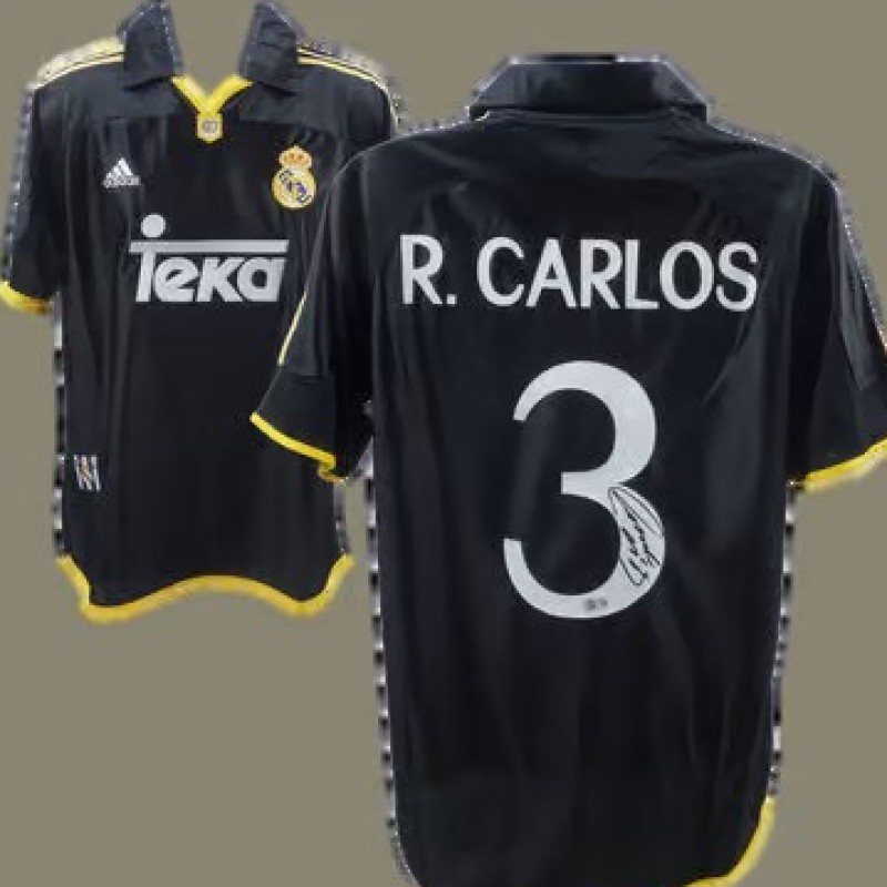 Roberto Carlos' Real Madrid Signed Replica Shirt