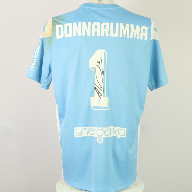 Donnarumma's Unwashed Signed Shirt, Padova vs Vicenza 2024