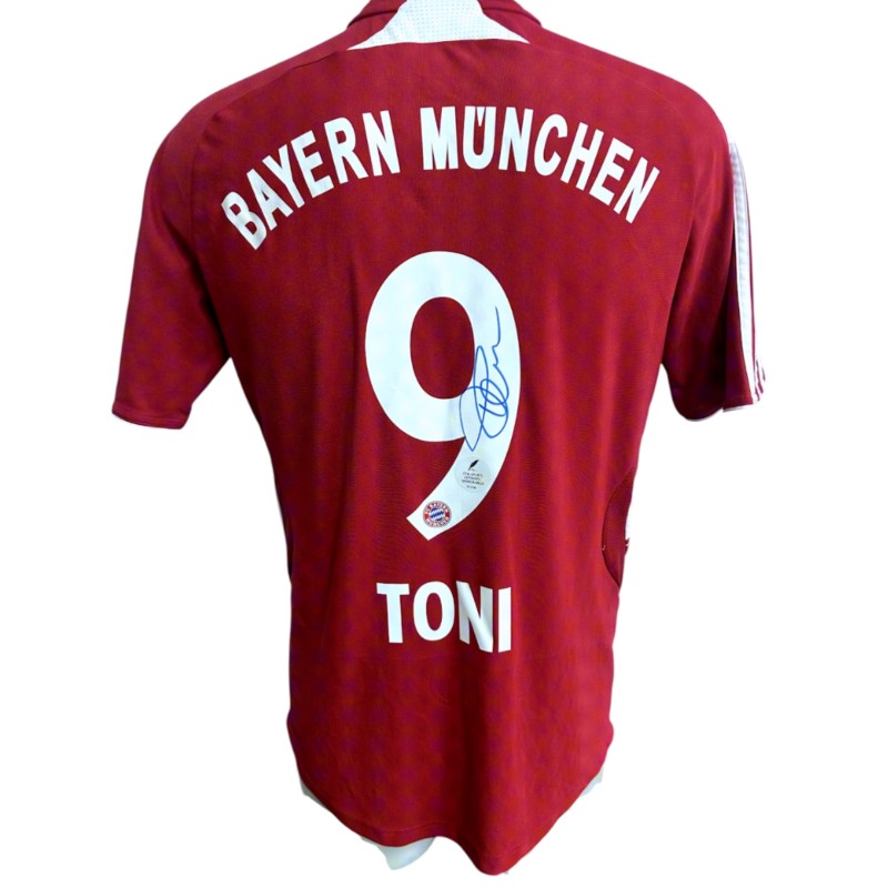 Toni's Bayern Munchen Signed Official Shirt, 2007/08