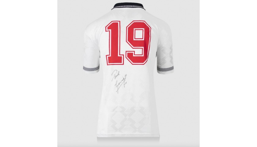 Gascoigne's England Signed Shirt