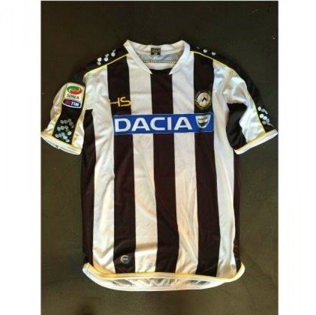 Di Natale Udinese match worn shirt, Serie A 2013/2014