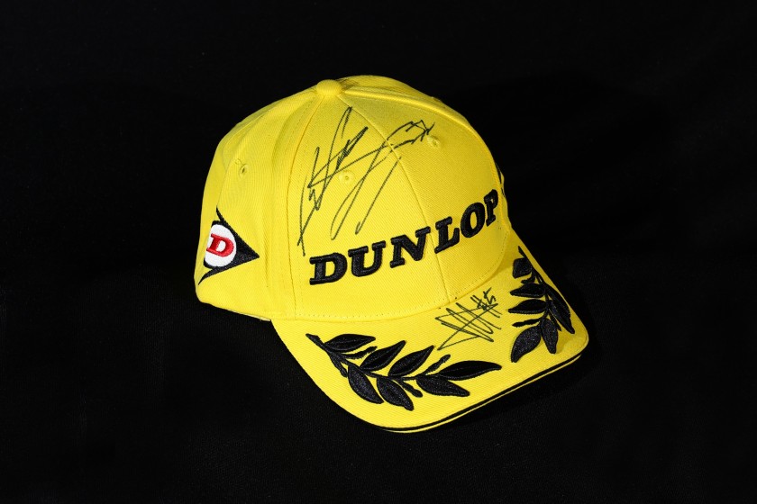 Pedro Acosta and Jaume Masia's Signed Official Dunlop Winners' Cap