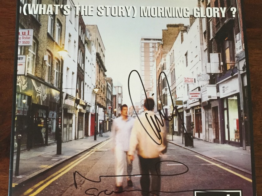 'Whats The Story Morning Glory?' Oasis Vinyl Signed by Noel and Liam Gallagher