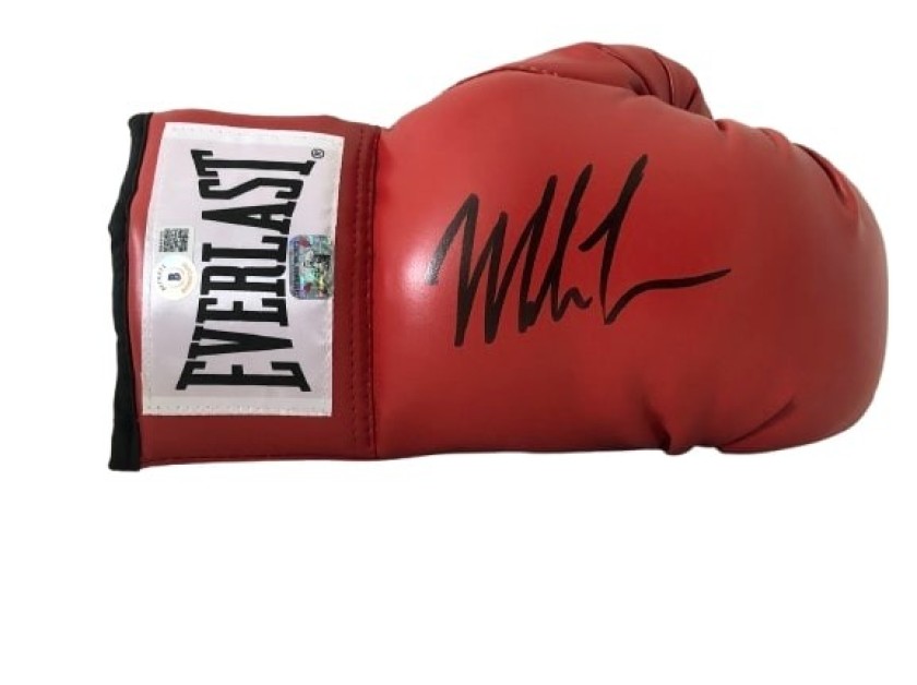 Mike Tyson's Signed Everlast Red Boxing Glove