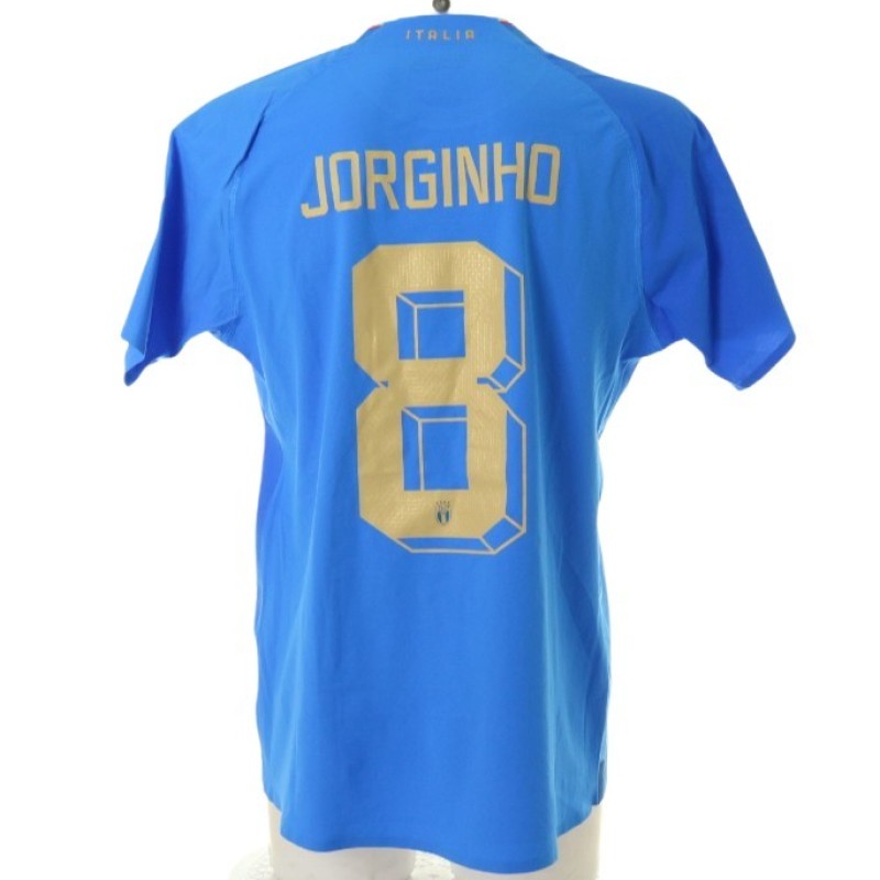 Jorginho's Match Shirt, Italy vs Argentina - Super Final 2022