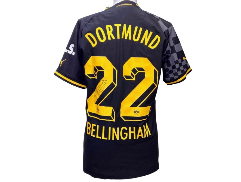 Bellingham's Unwashed Signed Shirt, Borussia Dortmund vs Fortuna Dusseldorf 2023