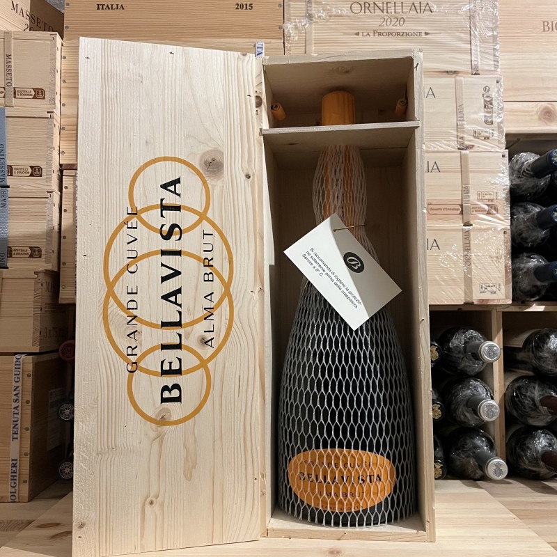 Franciacorta Bellavista Grande Cuvee Alma Brut Jeroboam - in Cassa Legno