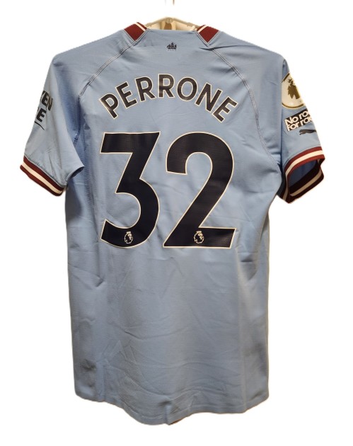 Máximo Perrone's Manchester City Match Issued Shirt