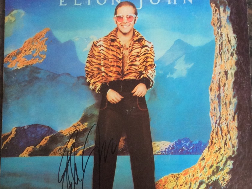 Elton John Signed "Caribou" Vinyl 