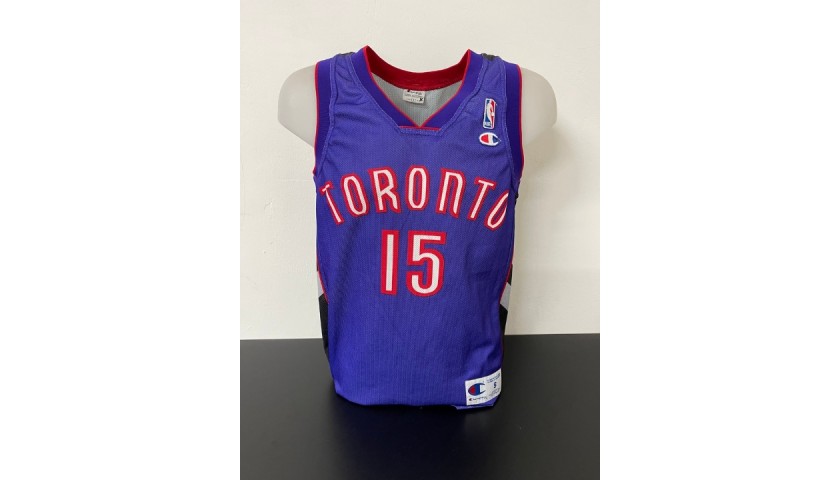 Camiseta NBA Vince Carter de NBA Toronto Raptors 1999-00 Mitchell & ness  Harwood Classic Purpura