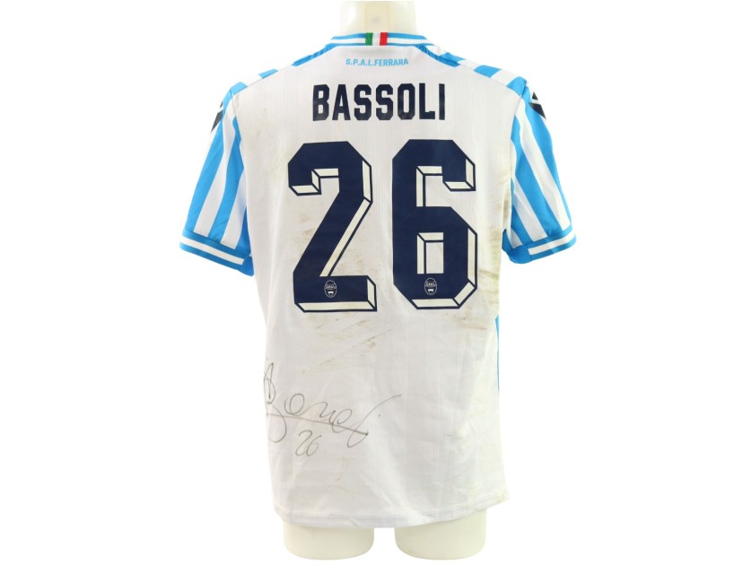 Bassoli's Signed Unwashed Shirt, SPAL vs Rimini 2025 