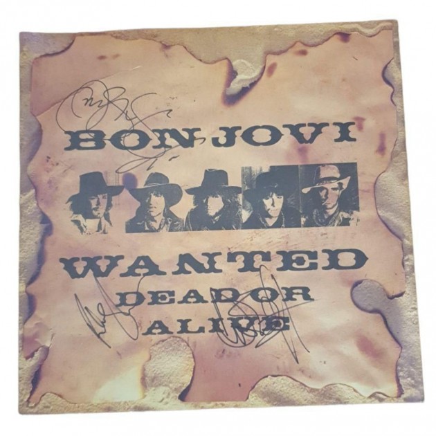 Bon Jovi Signed Vinyl LP
