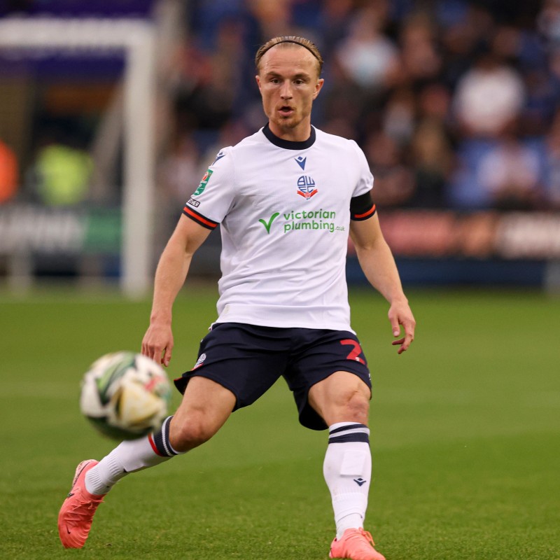 Kyle Dempsey's Bolton Wanderers Vs Shrewsbury Signed Match Worn Shirt