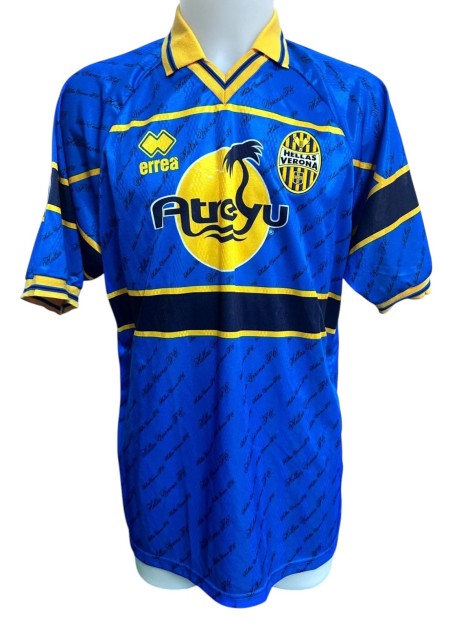 Manetti' Hellas Verona Match-Worn Shirt, 1998/99 - CharityStars