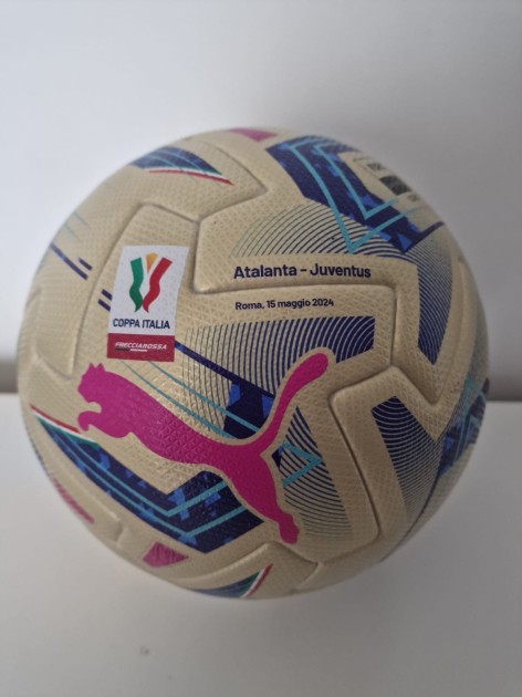 Atalanta vs Juventus Unwashed Match-Ball, Italian Cup Final 2024