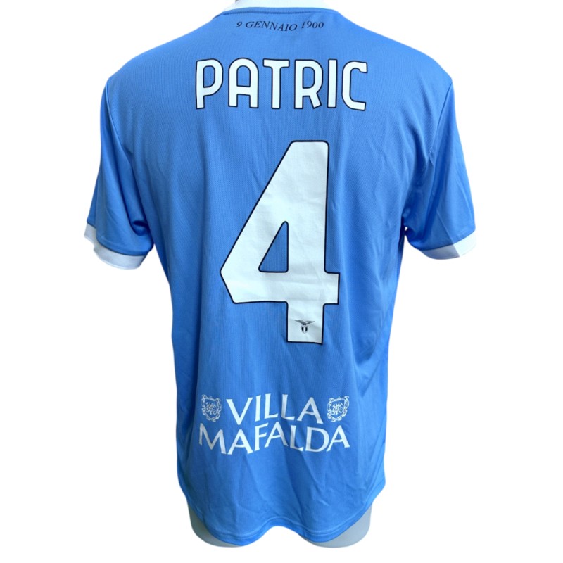 Patric's Lazio Match-Worn Shirt, 2025/26