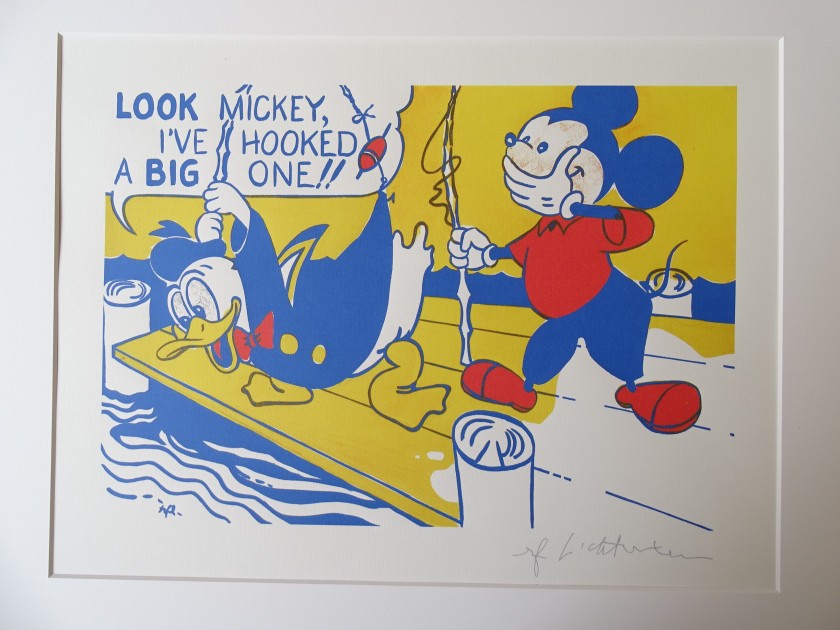 Roy Lichtenstein "Mickey and Donald"