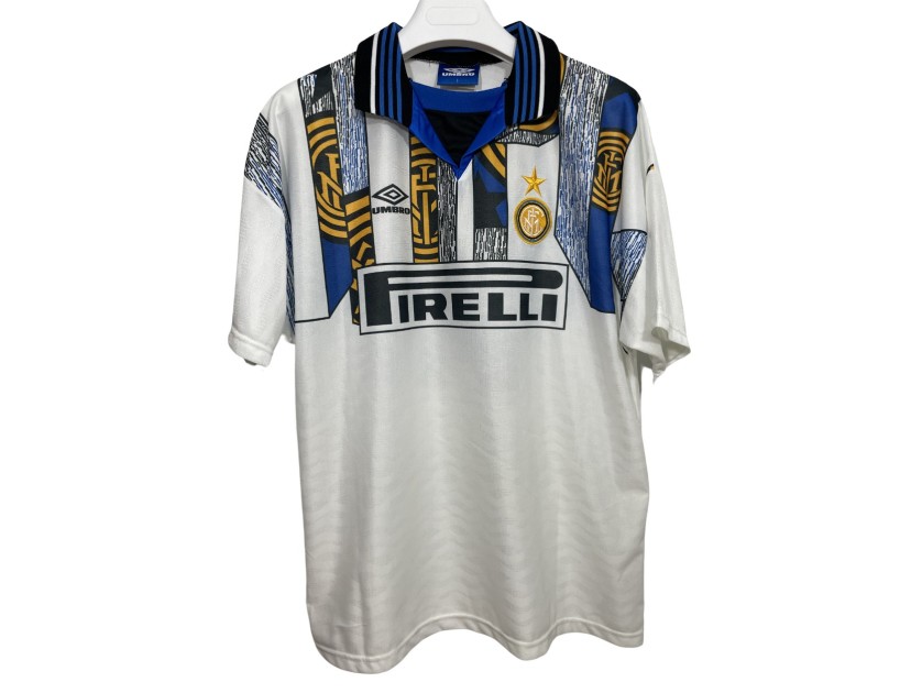 Berti Official Inter Milan Shirt, 1995/96 - CharityStars