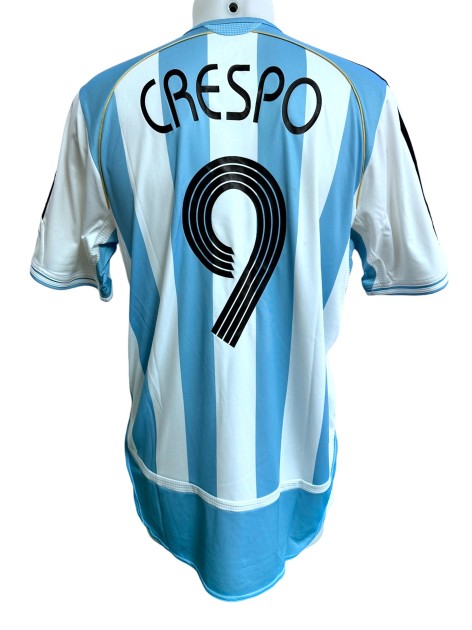 Crespo's Argentina unwashed Shirt, Copa America 2007