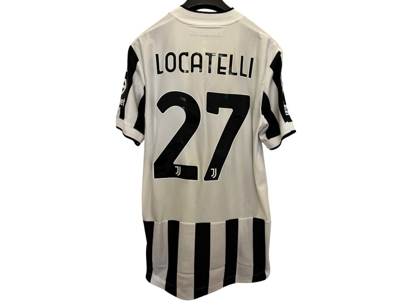 Locatelli's Juventus Match-Issued Shirt, UCL 2021/22