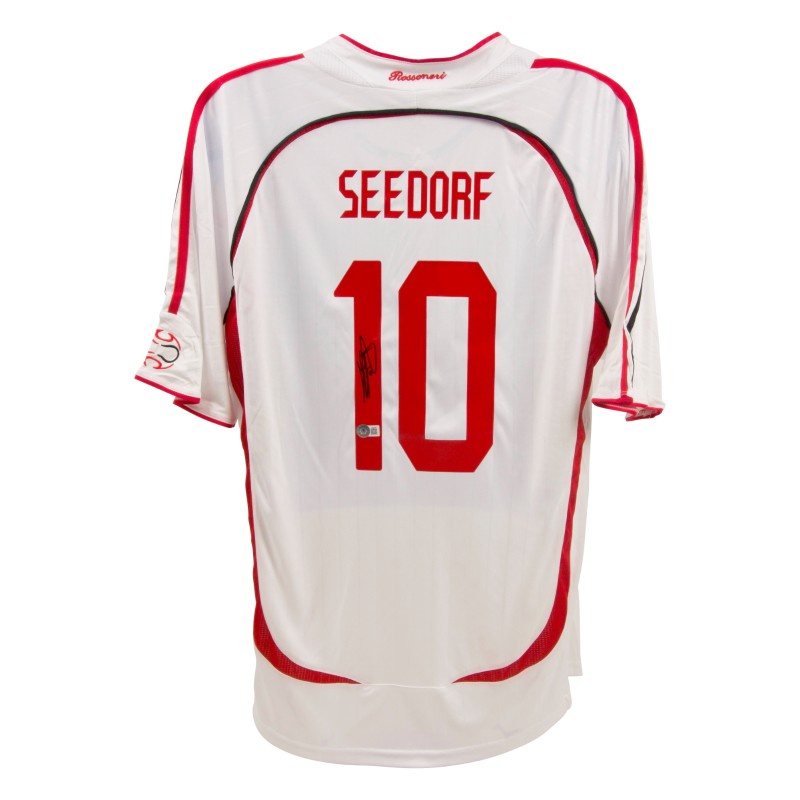 Clarence Seedorf's AC Milan Signed Replica Shirt