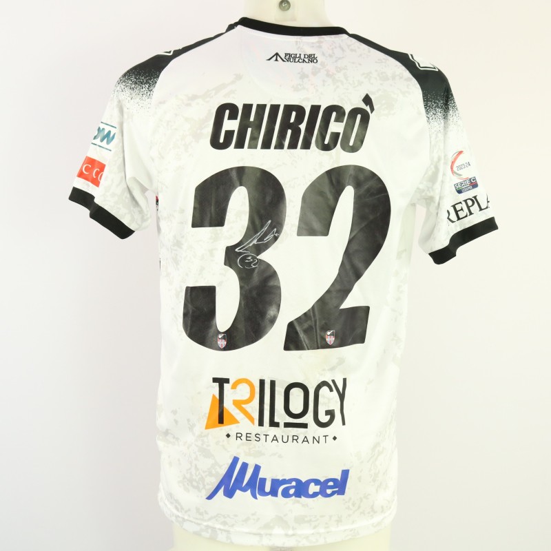 Maglia Chiricò unwashed Turris vs Catania 2024 - Autografata
