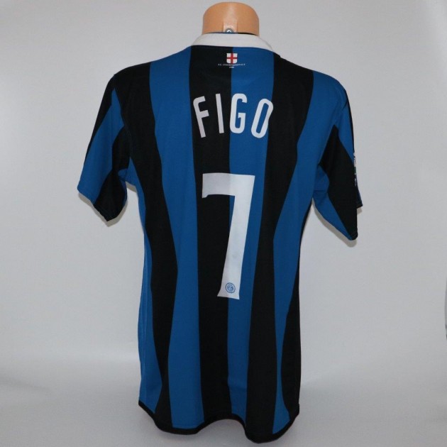 Luis Figo shirt issued/worn Inter-Lazio 13/05/2007