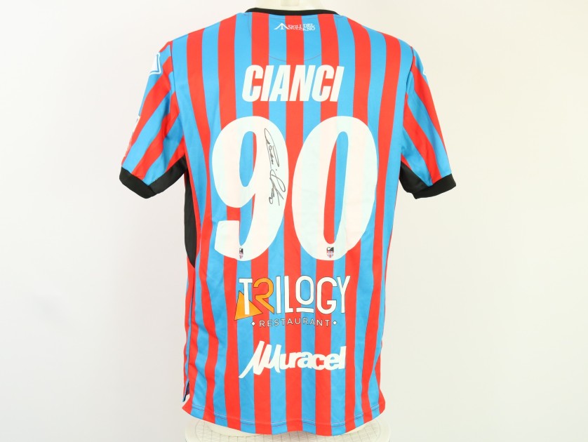 Cianci's unwashed Signed Shirt, Catania vs Giugliano 2024 