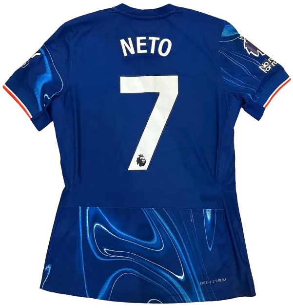 Neto's Unwashed Shirt, Chelsea vs Newcastle 2024