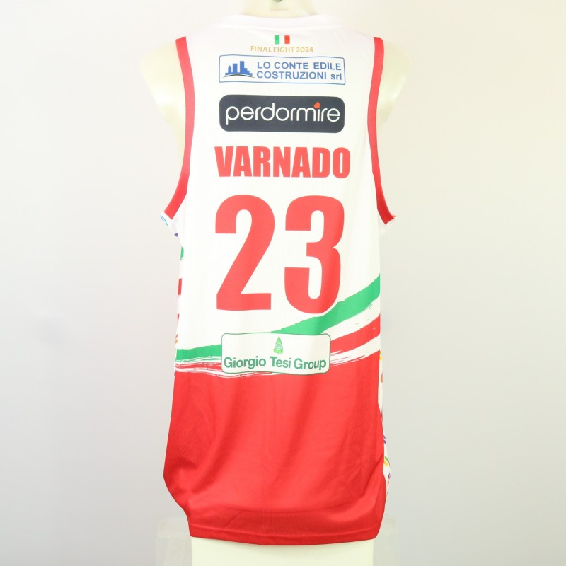 Varnado's Unwashed Signed Kit, Umana Reyer Venezia vs Estra Pistoia, Italy Cup 2024