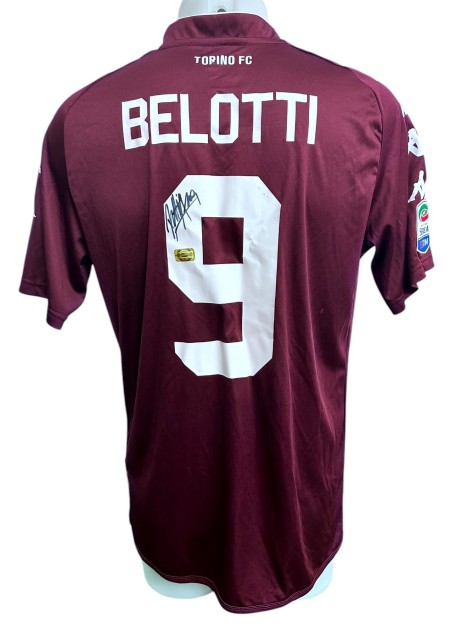 Belotti's Torino Signed Match-Issued Shirt, 2017/18