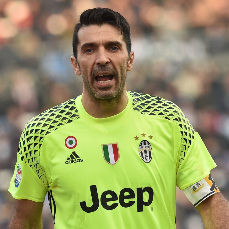 Buffon's Match-Issued Captain Armband, Sassuolo-Juventus 2016/17