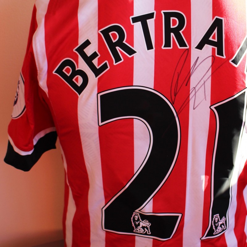 Ryan Bertrand's Match Worn and Signed Southampton FC Poppy Shirt from 16/17