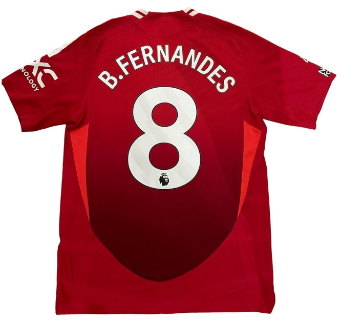 Bruno Fernandes' Match-Issued Shirt, Manchester United 2024/25