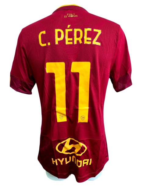 Perez's Roma Issued Shirt, 2021/22