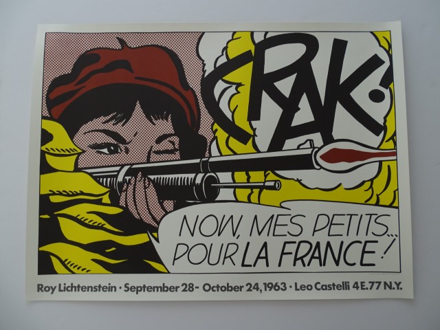 Roy Lichtenstein Poster Crak Leo Castelli