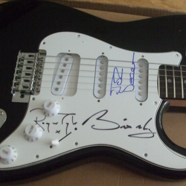 A Guitar Signed by Members of Queen 