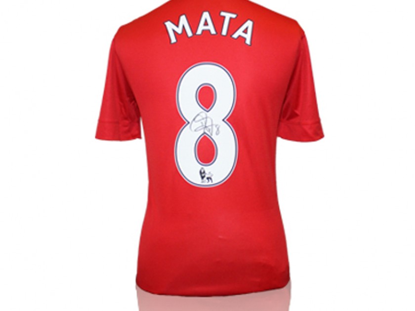 Mata signed Manchester United 2013-14 Shirt