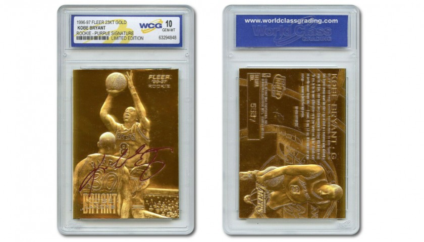 Kobe Bryant 1996/97 Limited Edition Gold Card 