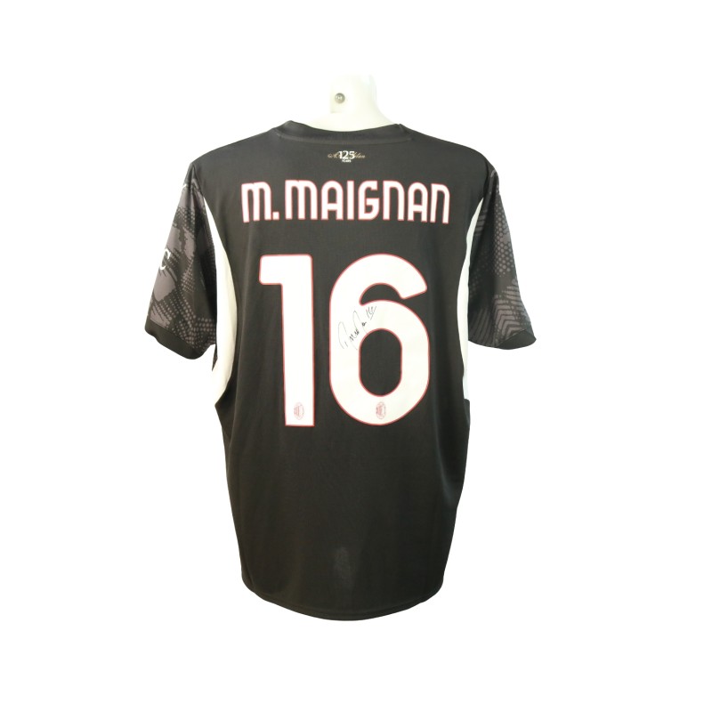 Maglia ufficiale Maignan Milan, 2024/25 - Autografata