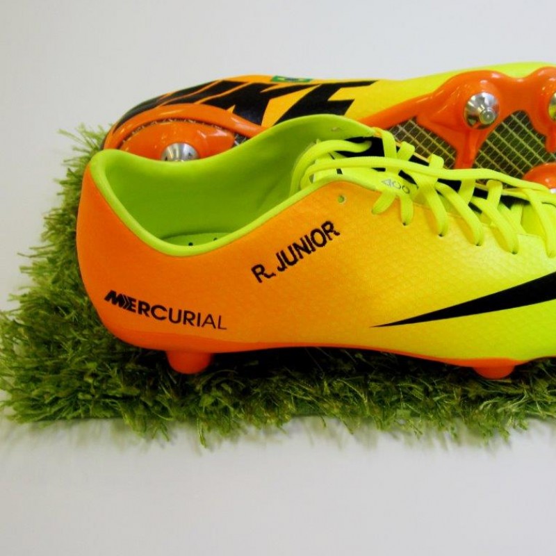 Robinho match issued boots, Milan, Serie A 2013/2014