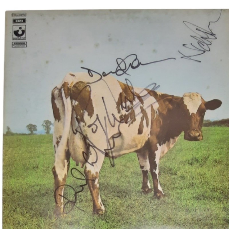 LP in vinile autografato dai Pink Floyd