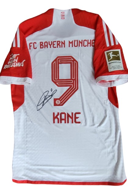 Maglia Gara Kane, Bayern Monaco vs Union Berlino 2024 - Autografata