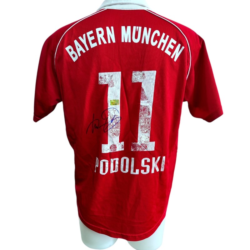 Maglia Ufficiale Podolski Bayern Monaco, 2006/07 - Autografata