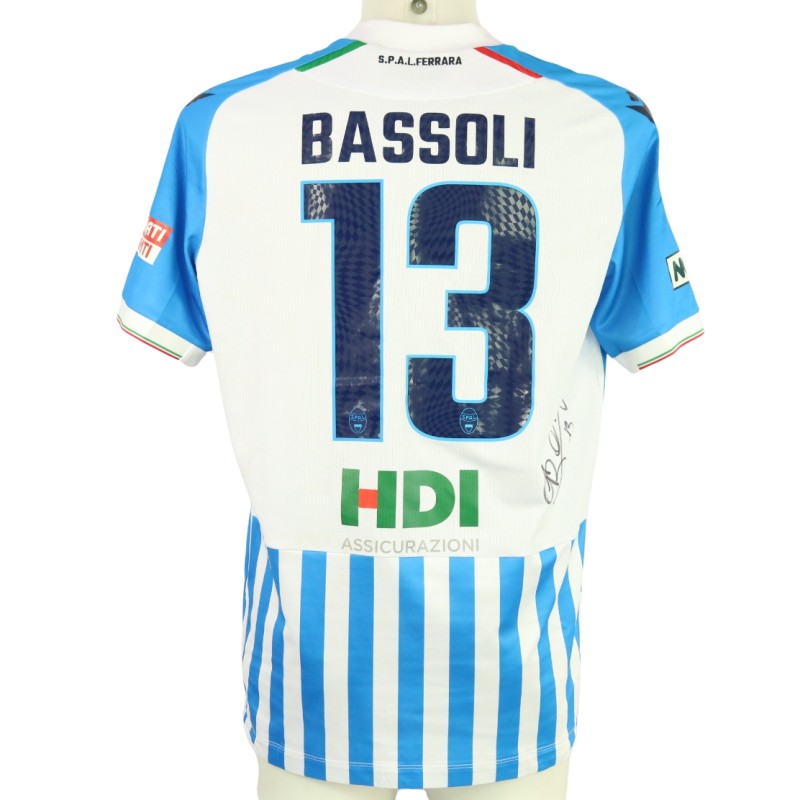 Bassoli's unwashed Signed Shirt, SPAL vs Juve NG 2024 