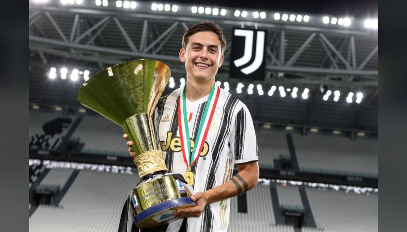 Juventus Celebratory T-Shirt, 2020 - Signed by Dybala