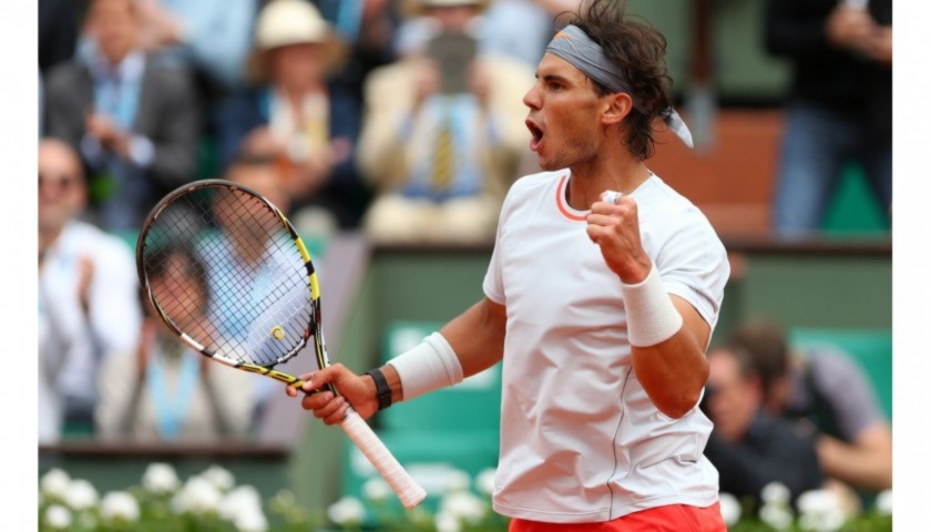 Rafael Nadal's Signed Tennis Racquet, Roland Garros 2013